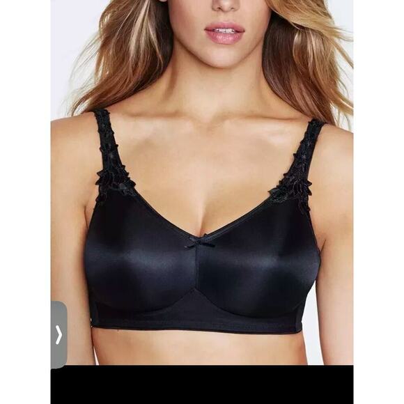 NWT DOMINIQUE Jillian Everyday Wire Free Minimizer Bra In Black Size 44C - Picture 1 of 5